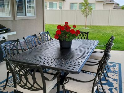 PATIO TABLE AND CHAIRS