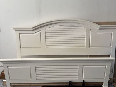 California king bed frame & King boxspring included
