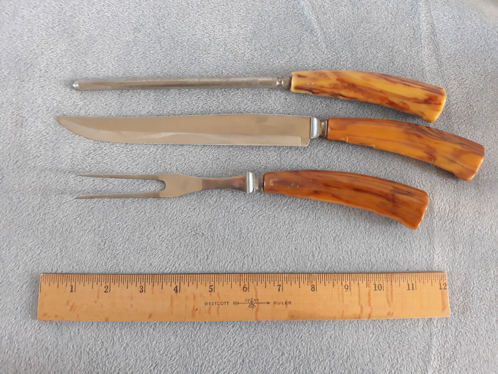 Mid-century carving set