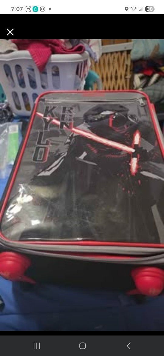suit case starwars kids