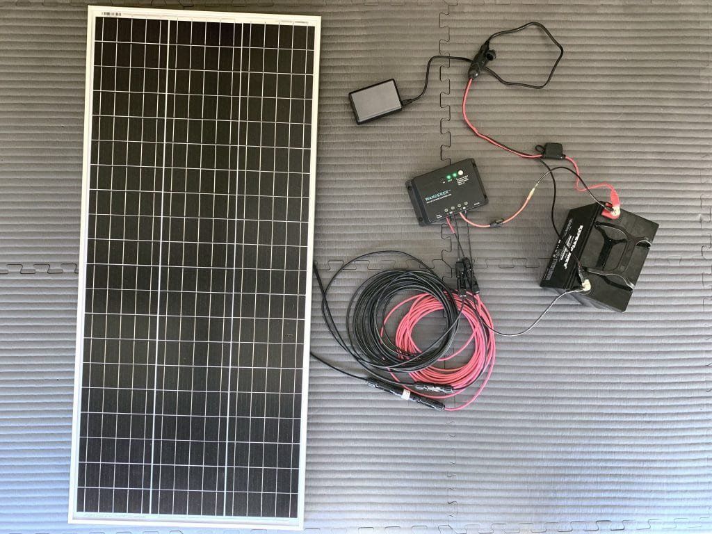 ISO free or cheap solar panels batteries components