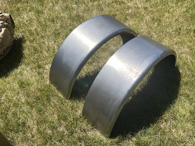 Trailer fenders for 15” wheels