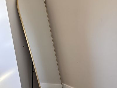 Gold Full Length Mirror - Great for Outfit Photos