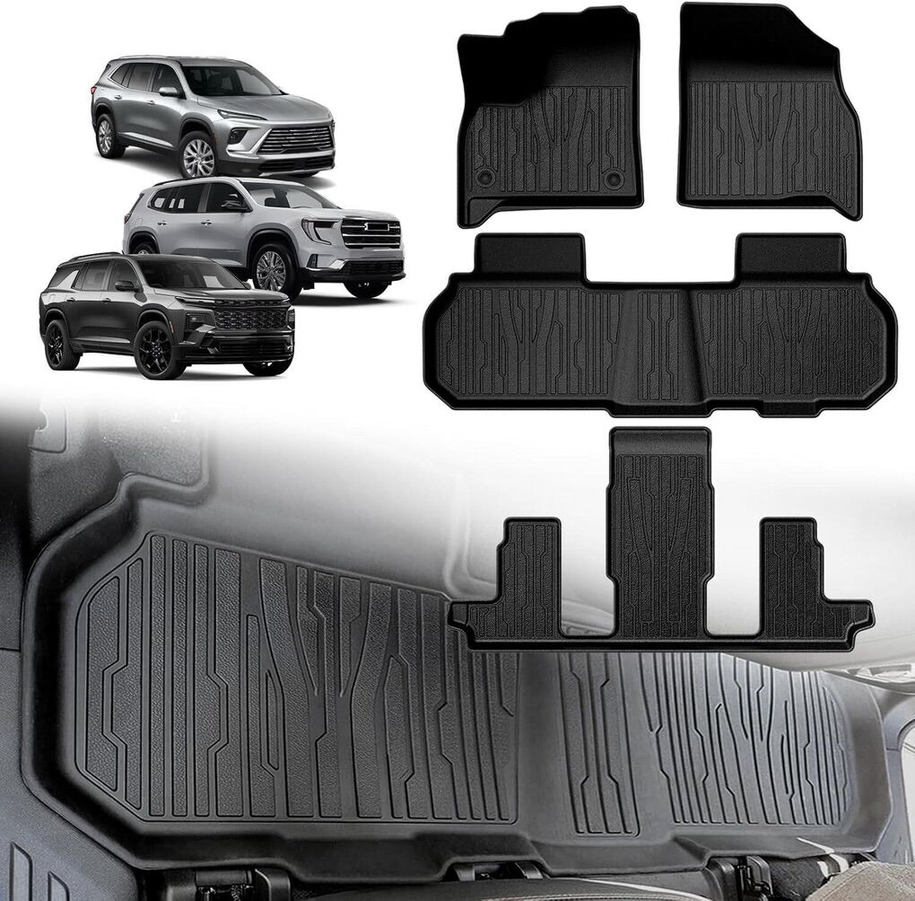 TripleAliners GMC Acadia/Traverse Floor Mats