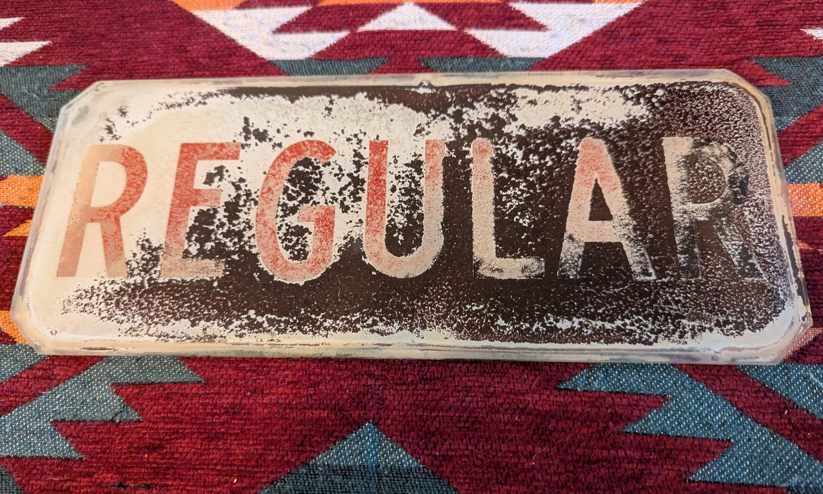 Original Wayne Gas Pump Regular Glass Lens