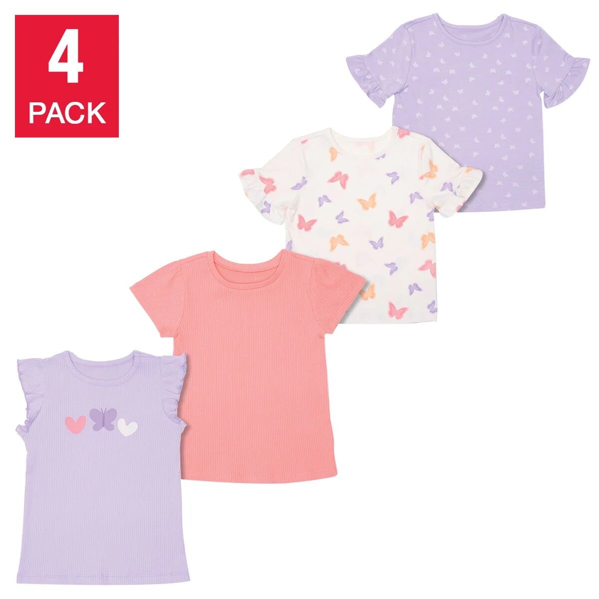 Pekkle Kids' 4-pack T-Shirts #92266