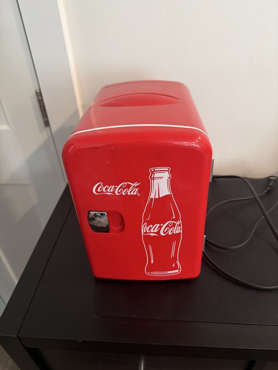 Coca-Cola Mini Fridge (Red) - Compact Portable Cooler