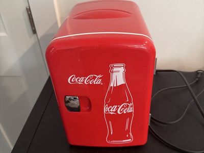 Coca-Cola Mini Fridge (Red) - Compact Portable Cooler