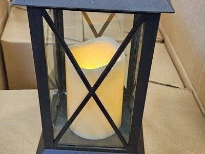 6 decorative flame less lights