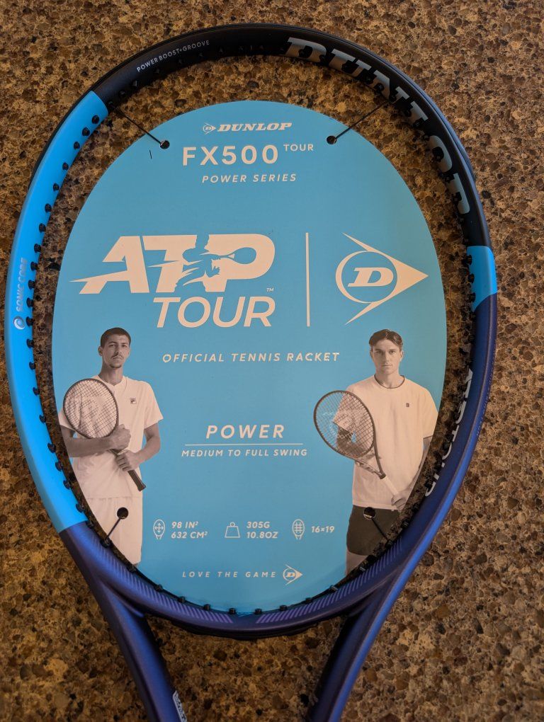 Brand New Dunlop FX 500 Tour Tennis Racket