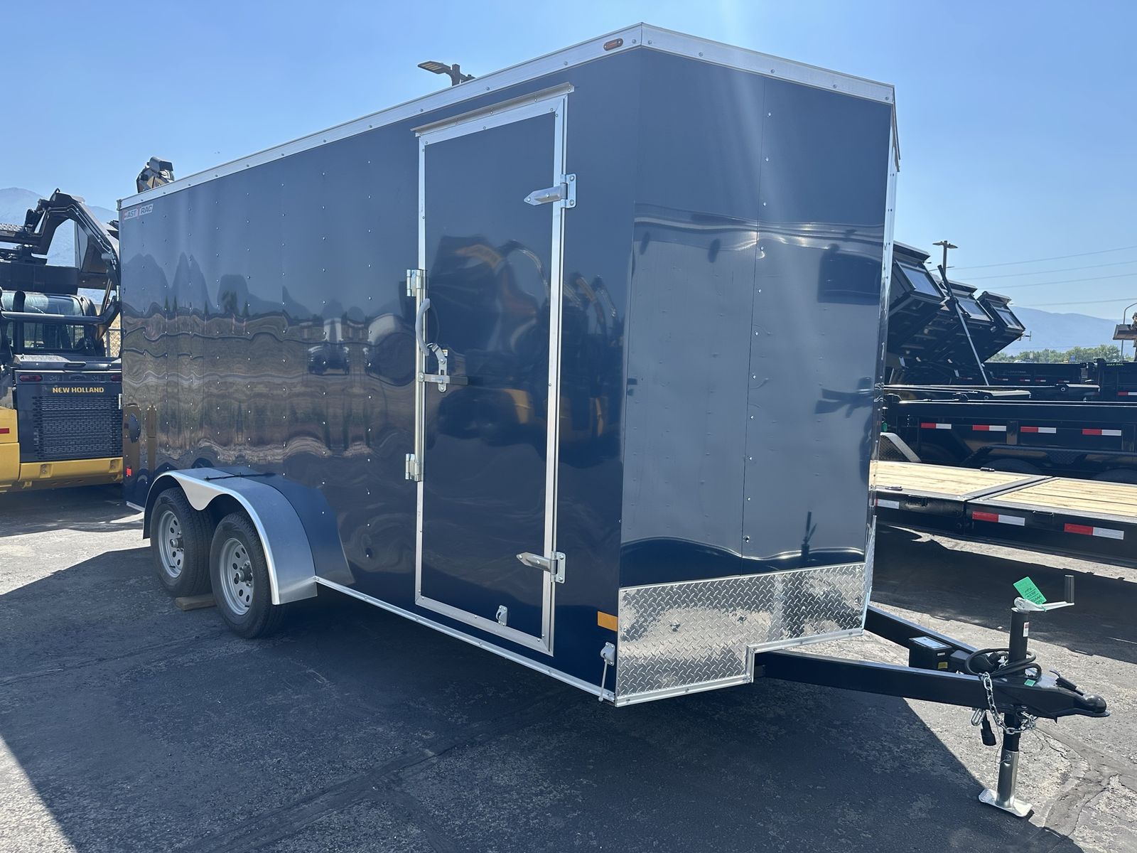 2026 Wells Cargo 7x16 Enclosed Trailer (Blue)