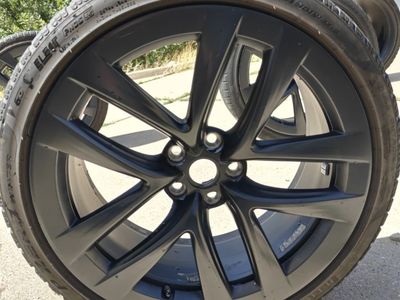 Tesla Model S OEM 21" Wheels Pirelli P Zero Winter Tires Set of 4