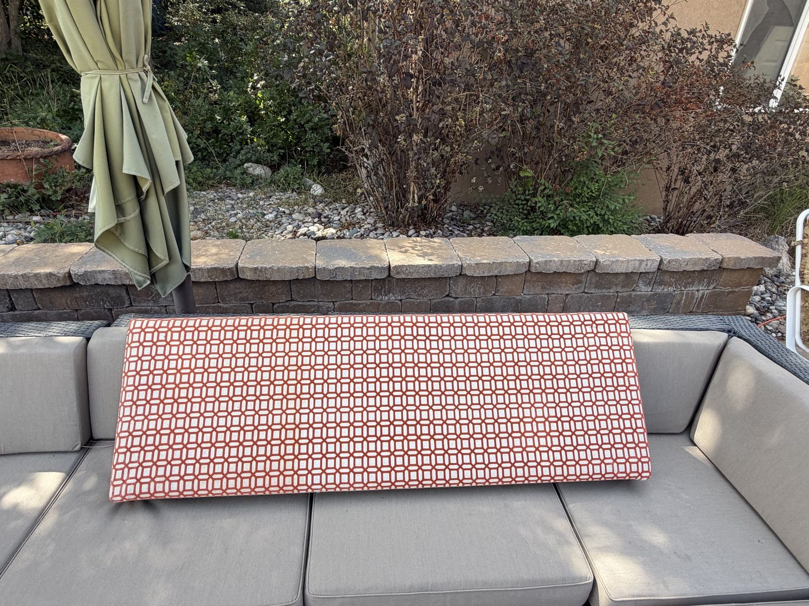 Set of 2 Upholstered Window Valance Boxes – $50