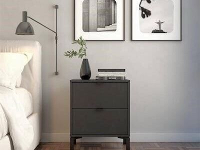 Minimalist 2-Drawer Nightstand