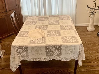 Army Navy Tablecloth plus Napkins