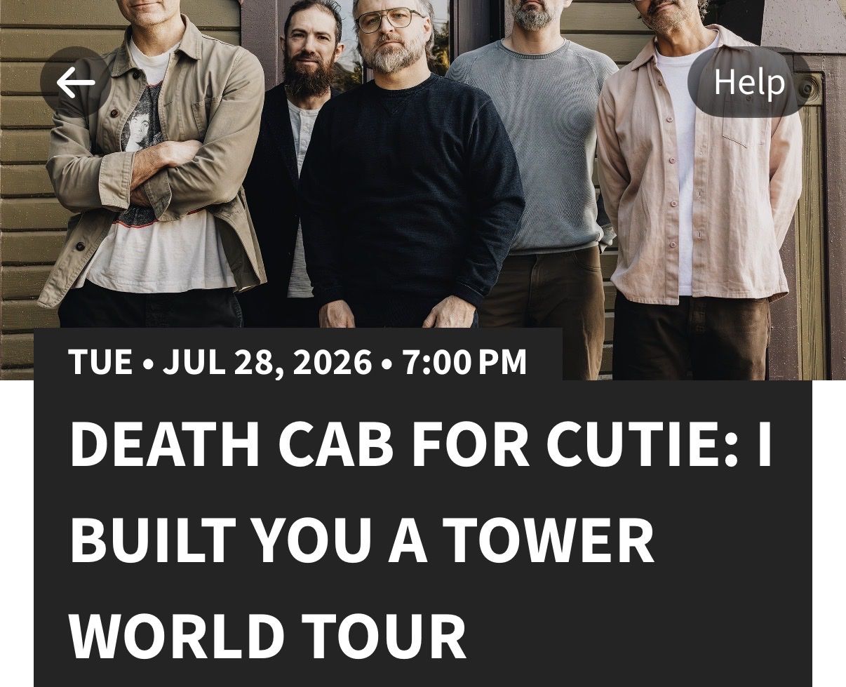 Death Cab for Cutie Sandy Amp July 28