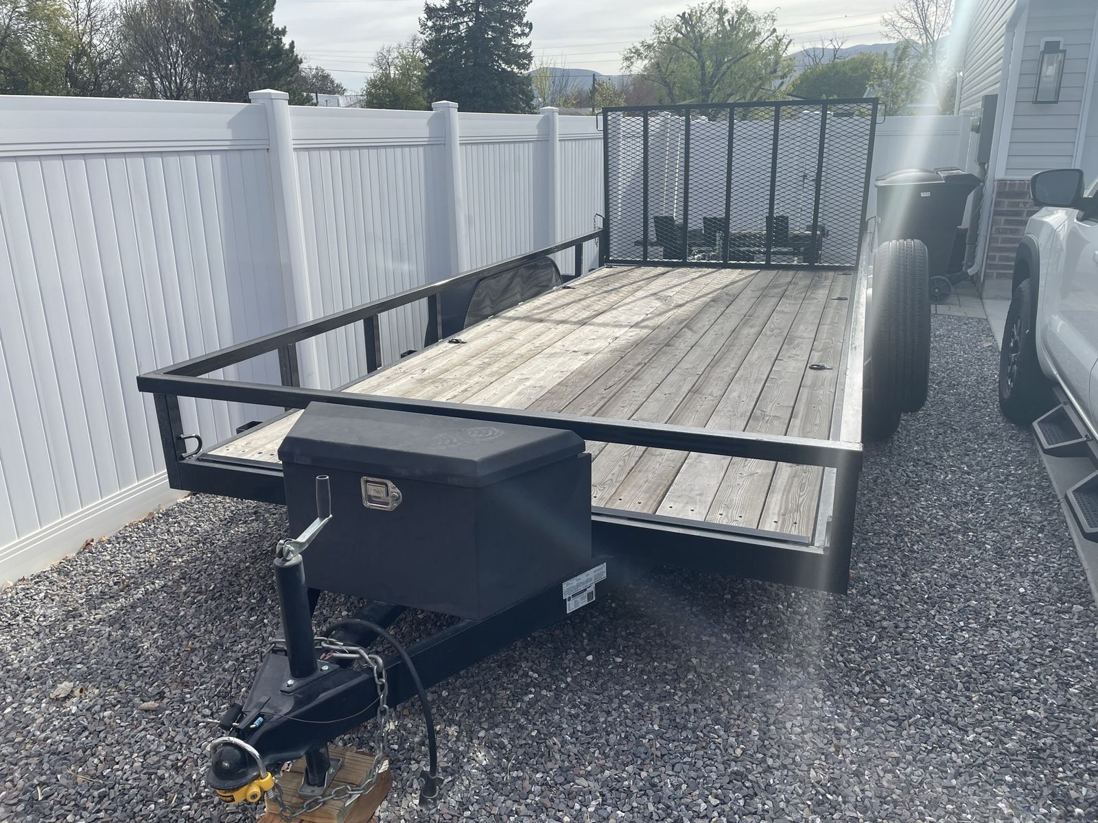 2022 16 ft tandem axle Workhorse trailer