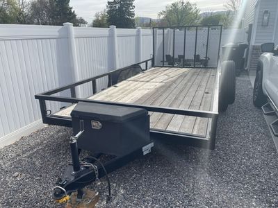 2022 16 ft tandem axle Workhorse trailer