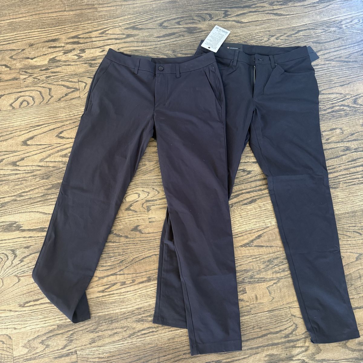 2 NEW Lululemon ABC Slim-Fit Warpstreme Trousers Black Size 31x32L - New with Tags
