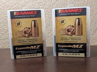 Barnes Expander MZ .45 Cal 195 Grain Muzzleloader Bullets