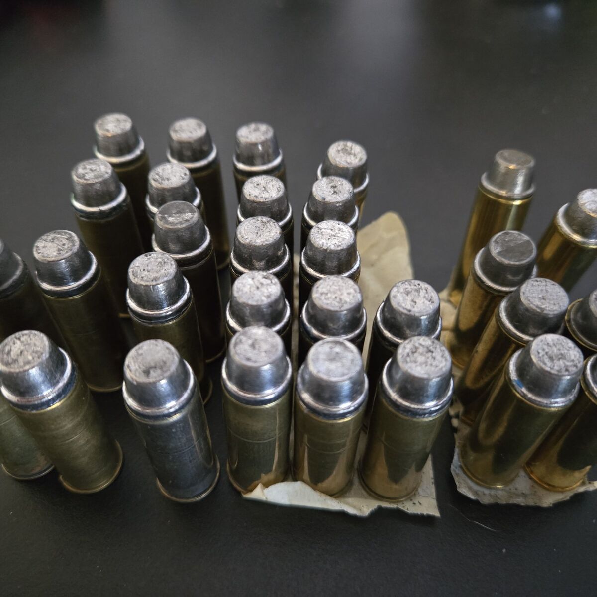 .45 COLT(LONG COLT), 29 ROUNDS, 4 EMPTIES