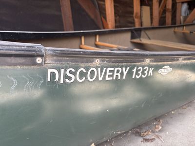 Old Town Discovery 133K Canoe - Green 13.3ft