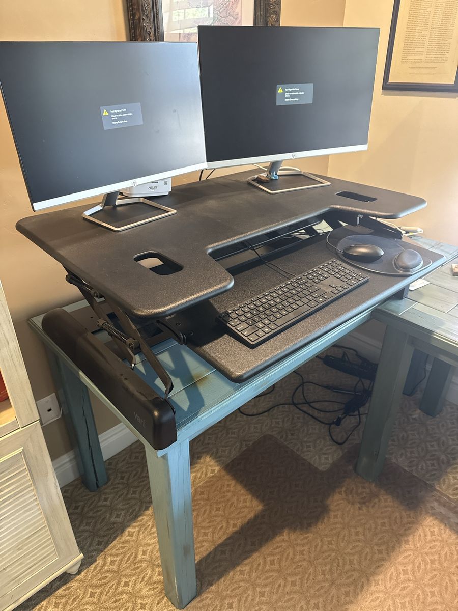 VariDesk Tall 40 Standing Desk Converter - Black