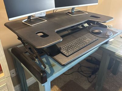 VariDesk Tall 40 Standing Desk Converter - Black