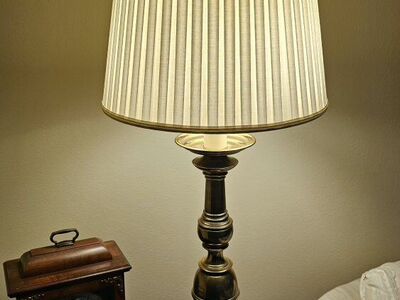 Stiffel Brass Tablelamp 42"