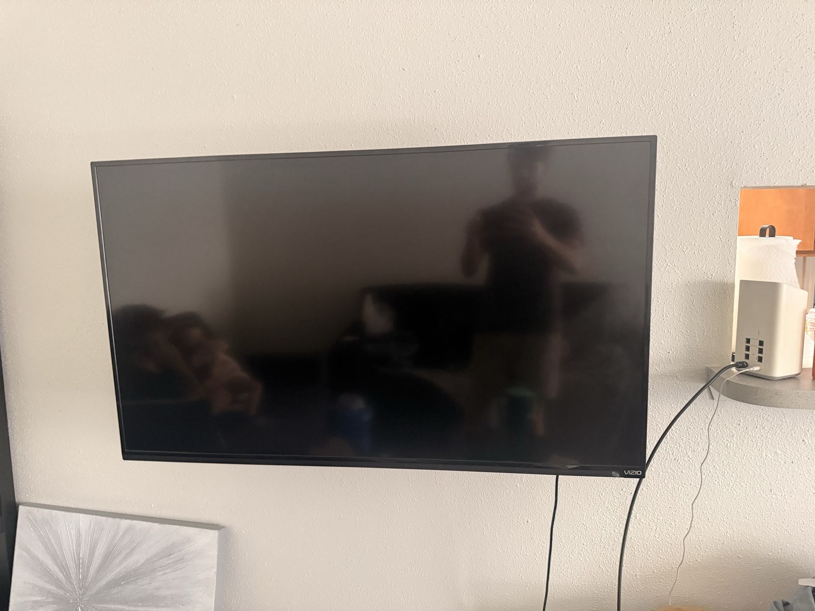 Broken Vizio 45" LED Smart TV - For Parts/Repair