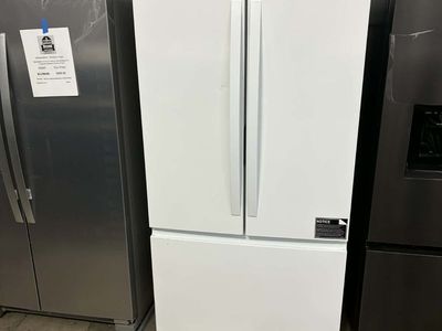 NEW WHIRLPOOL 31 C FT WHITE FRENCH DOOR