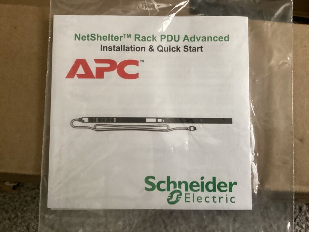 APC NetShelter Advanced Rack PDU