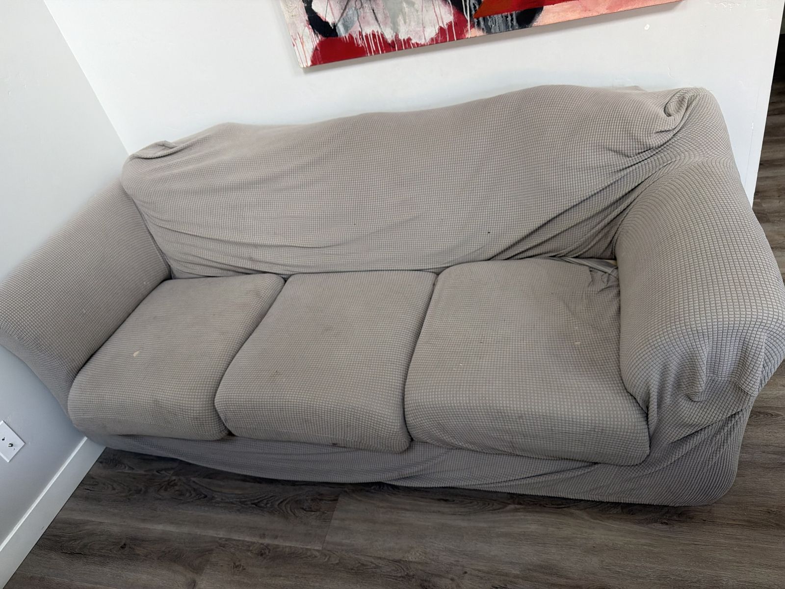 Free couch and loveseat