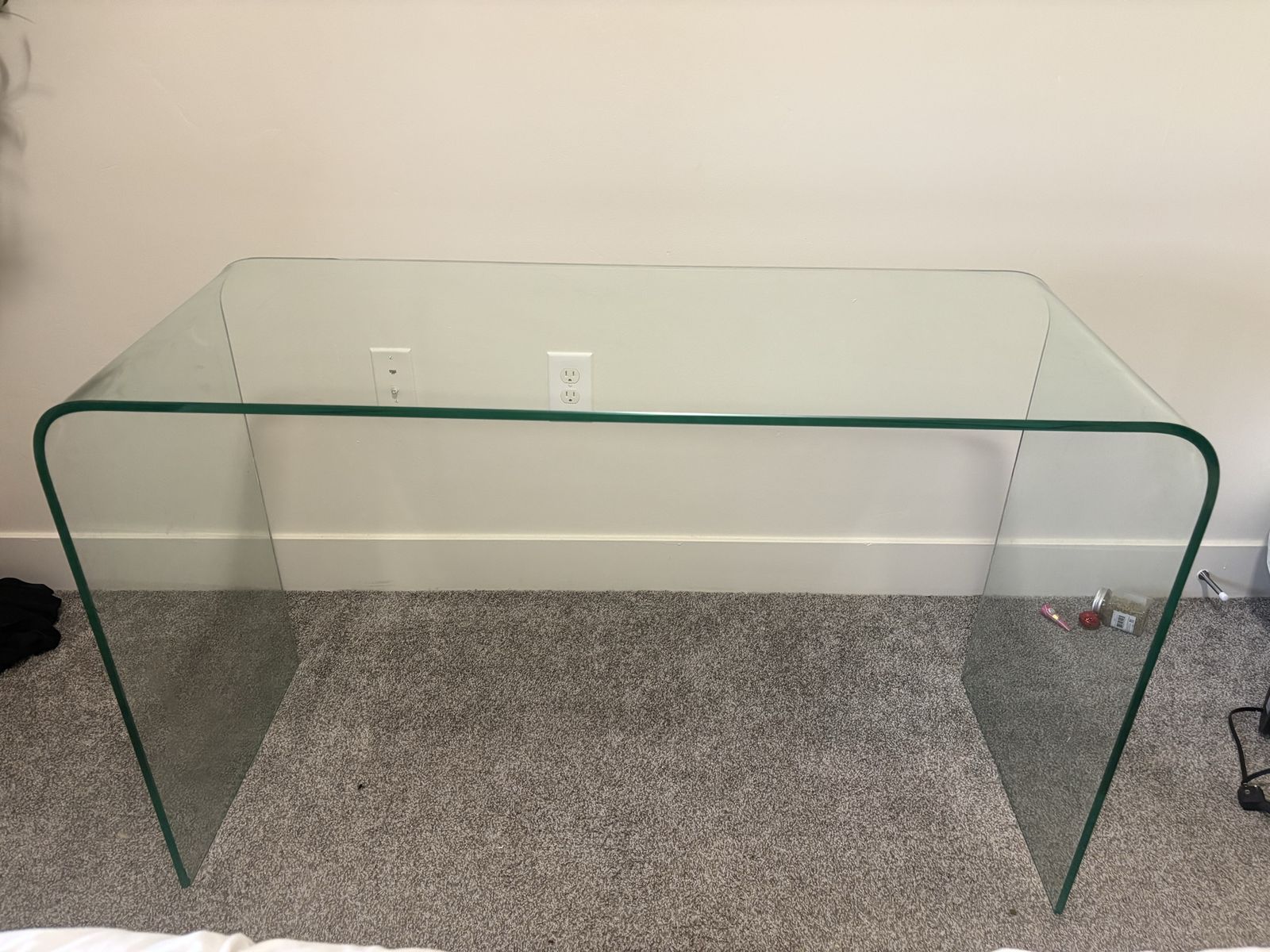 Glass Entryway Table 47x18x30