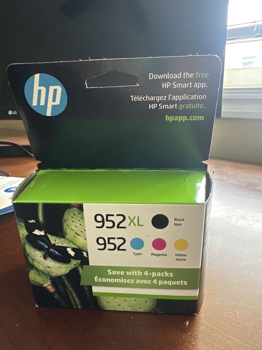 HP 952 XL ink 4 pack