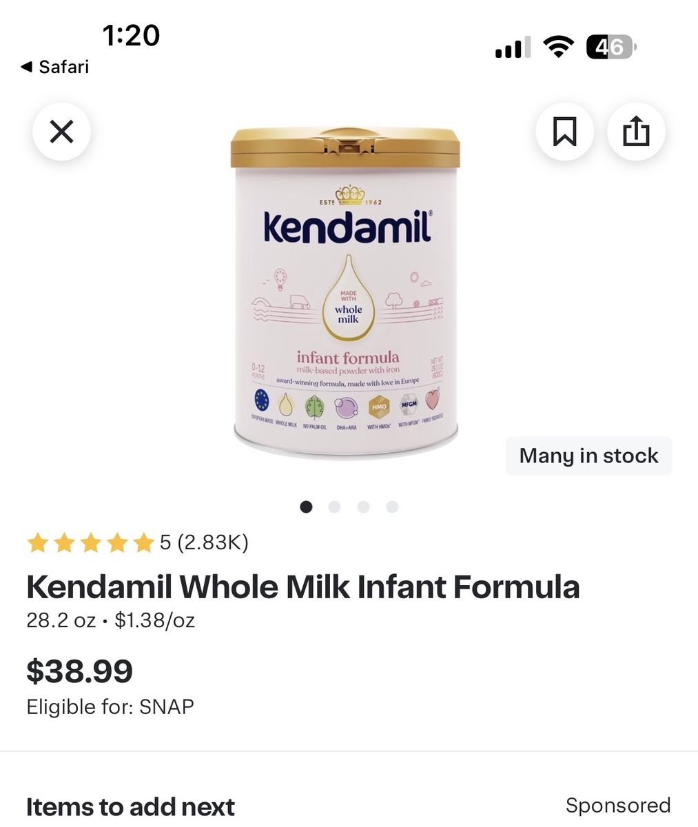 Kendamil formula