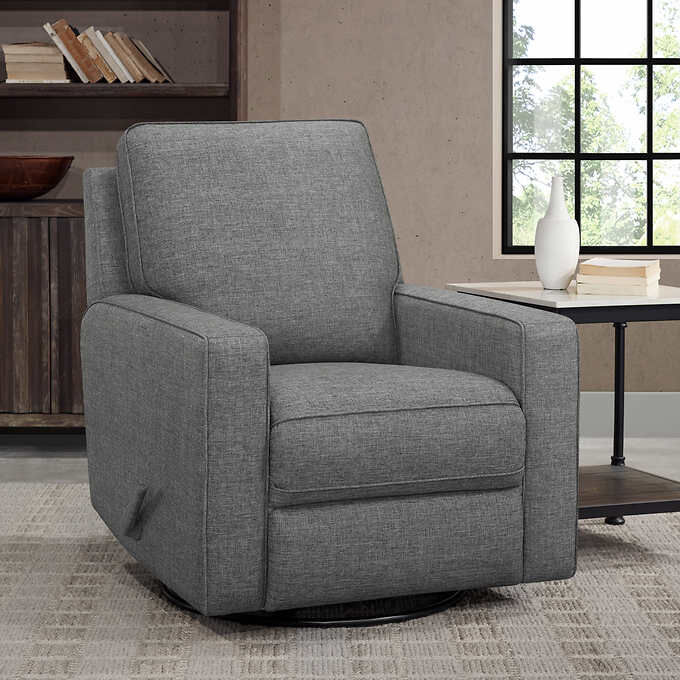 Maine Fabric Swivel Glider Recliner 1518045 #90214