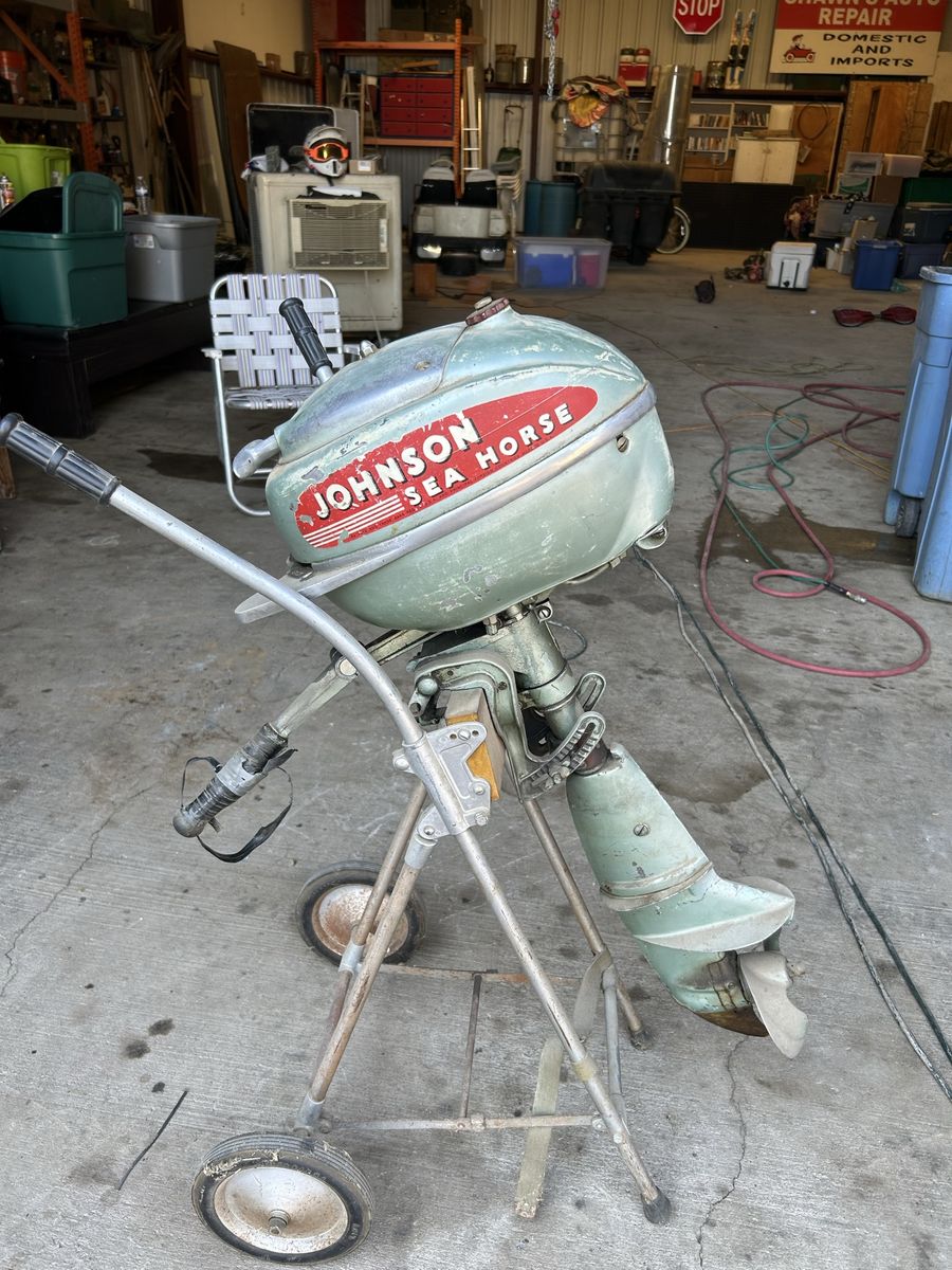1940’s Johnson Sea Horse outboard motor