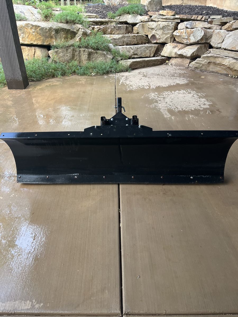 Denali 60" UTV Snow Plow Kit with Push Tube and 2 inch Receiver Adaptor