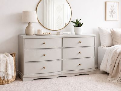 Soft Neutral 6-Drawer Dresser