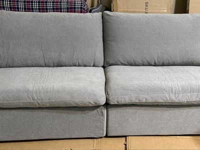 2 armless chairs