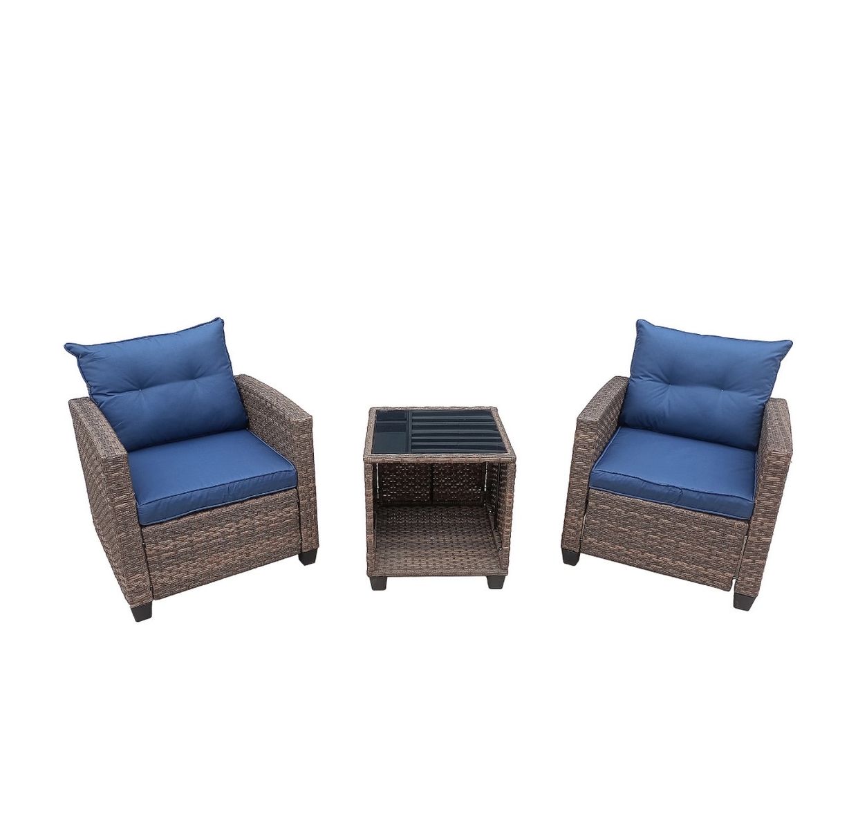 3 Pieces Outdoor Patio Set