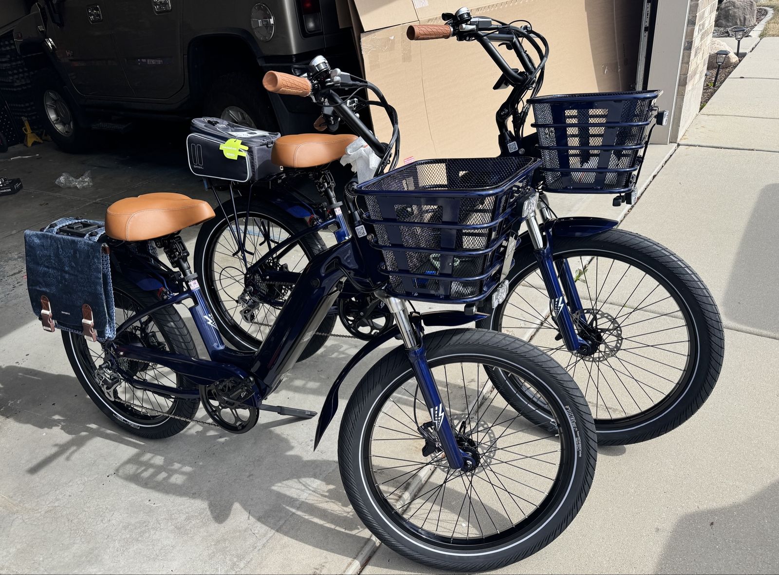 Electric Bikes. 