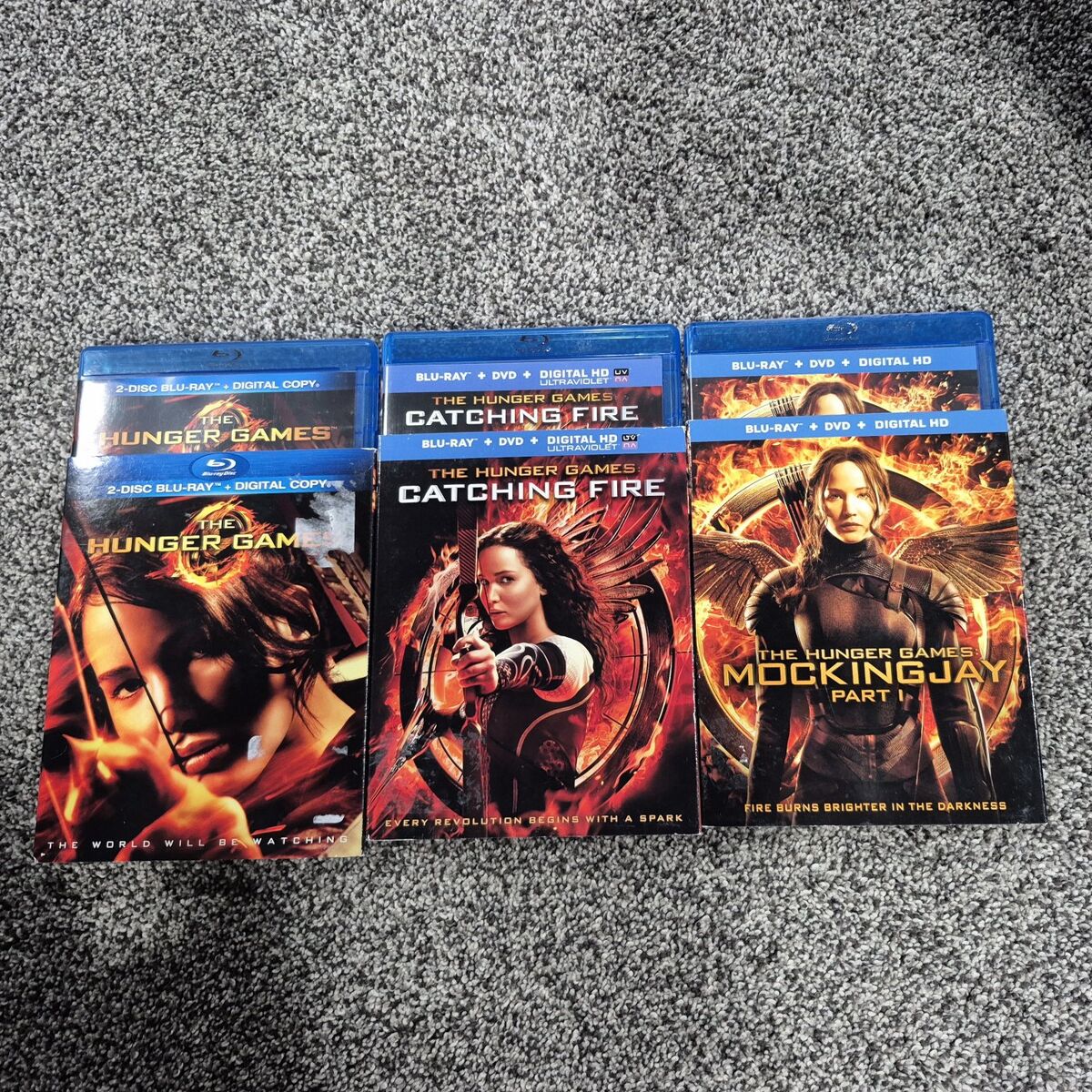 Hunger Games Bluray 3 Movies