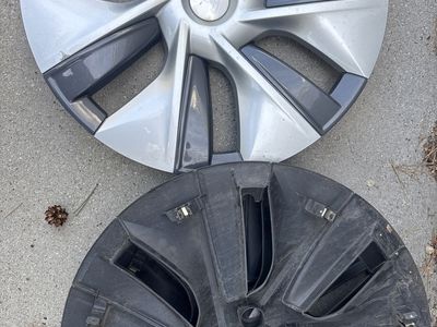 Tesla Model 3 Aero Wheel Cover Hubcap Set of 4 - Grey/Black (Used)