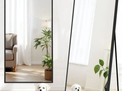 FULL LENGTH MIRROR W/ KICKSTAND NEW IN BOX