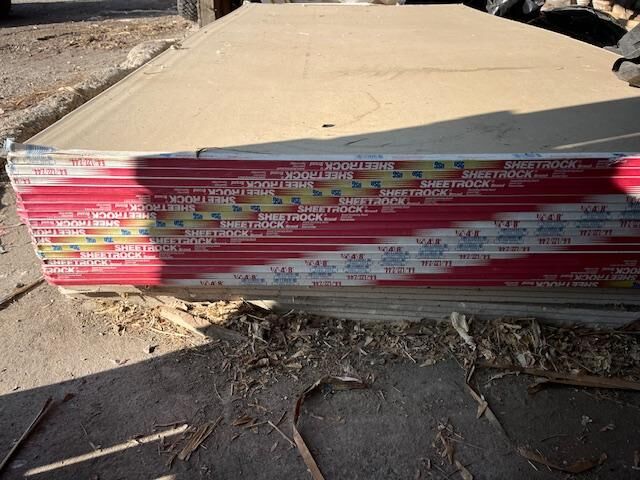 Sheetrock 1/4"