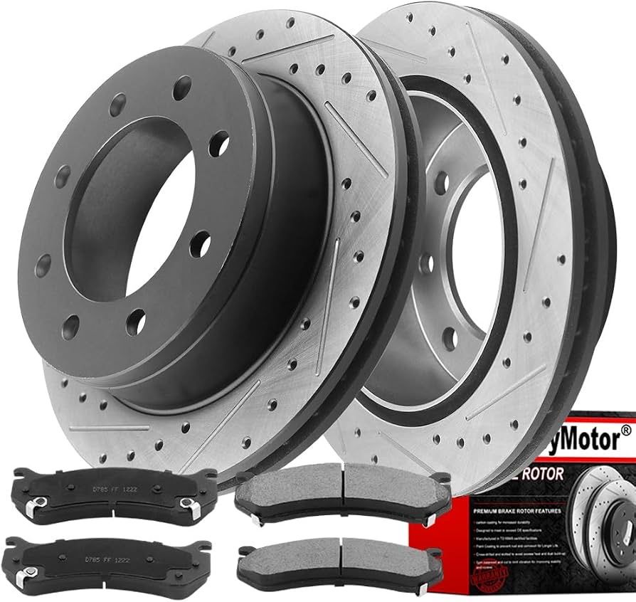 Rotor & Pad kit Replacement for Chevrolet Suburban 2500 Silverado 1500 2500 3500, GMC Sierra 2500 35