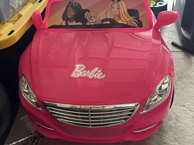 6V Barbie Convertible Ride on Car with optional remote