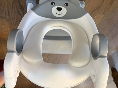 Toddler Bear Potty Seat/Step-Stool all-in-one
